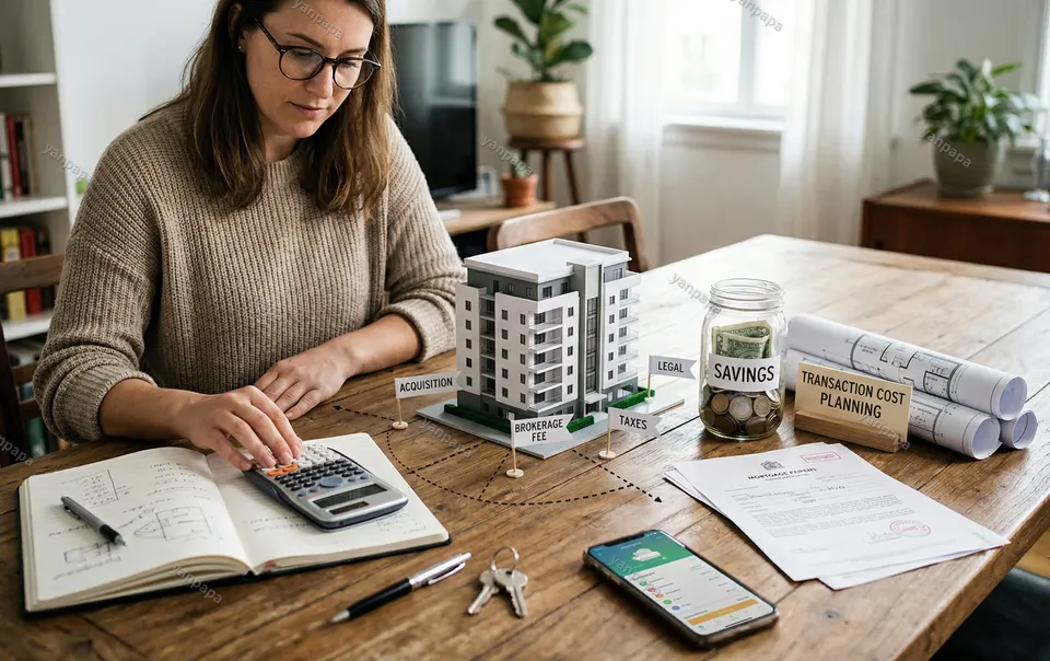 부동산수수료 계산기와 세금 비교 이미지