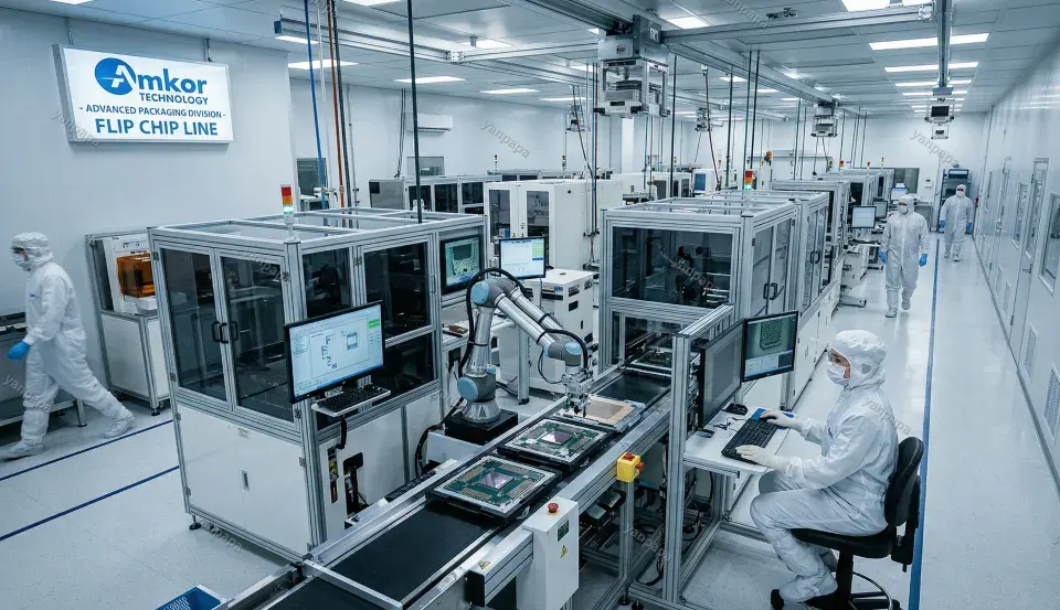 암코어 테크놀로지스의 반도체 패키징 시설