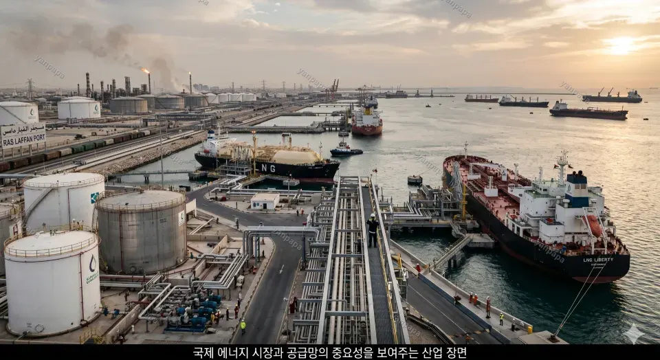 중동 전쟁에 전기요금의 배경이 되는 에너지 공급 구조