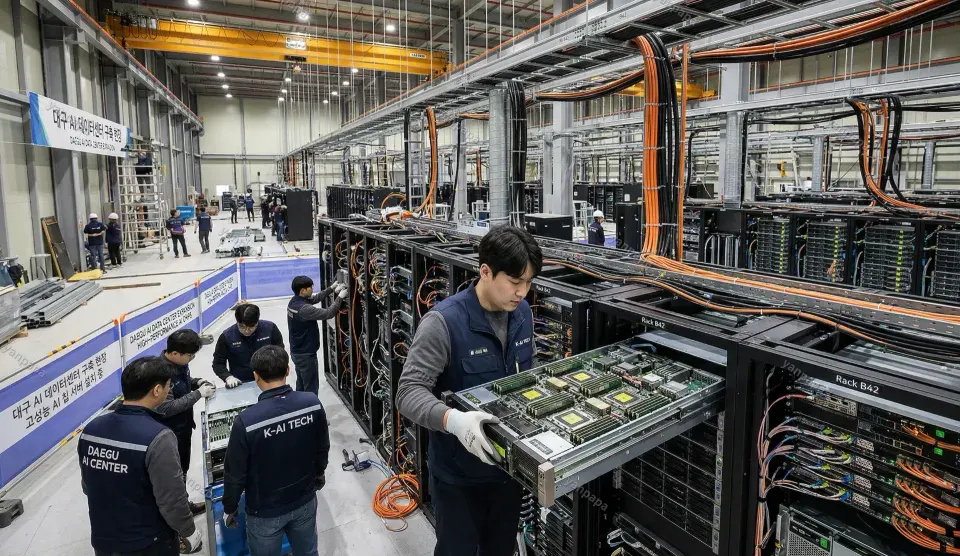 AI 데이터센터 인프라 확장 장면