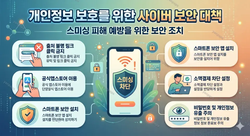 개인정보 보호를 위한 사이버 보안 대책