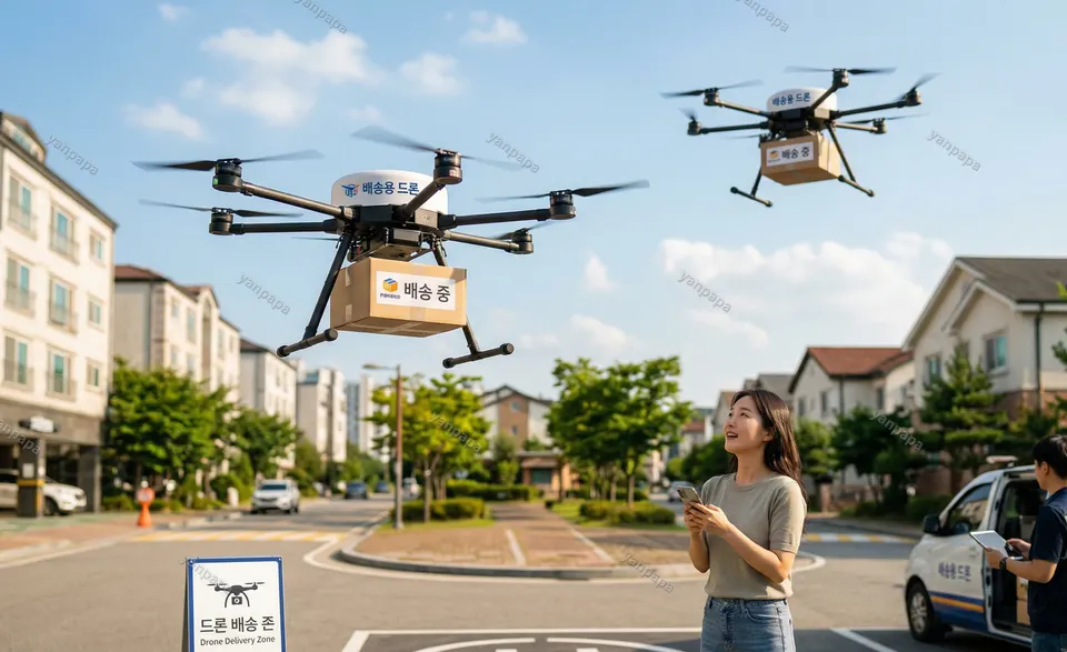 배송용 드론의 산업 활성화 기대
